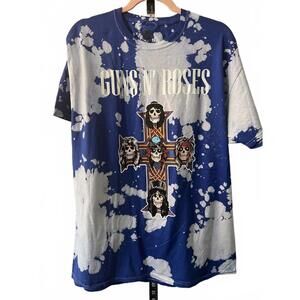Guns N' Roses Bleach Tie-Dye Graphic Tee